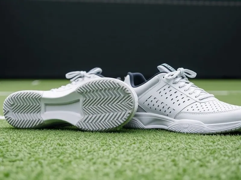 Chaussures de padel à semelle chevrons pour gazon synthétique